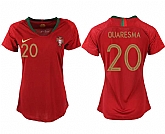 Women Portugal 20 QUARESMA Home 2018 FIFA World Cup Soccer Jersey,baseball caps,new era cap wholesale,wholesale hats